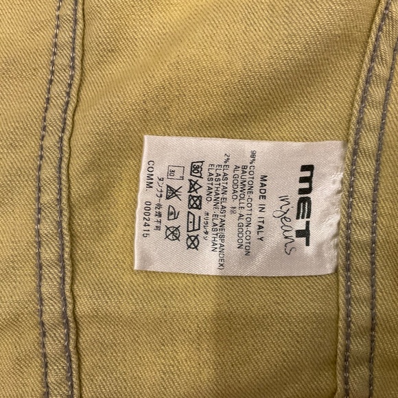 Met jeans jacket, made in Italy, worn once , sz 6 - Picture 3 of 3